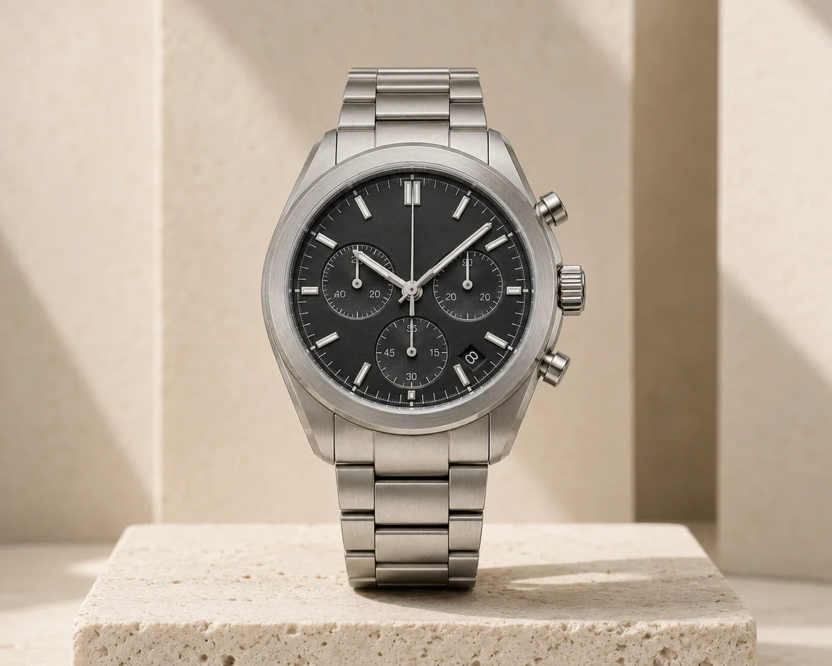 Stainless Steel Chronograph Watch